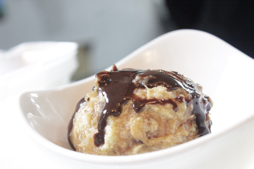 Tempura helado